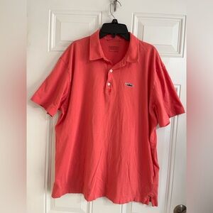 Patagonia Trout Fitz Roy Polo Shirt Spiced Coral Pink Men’s L Outdoor Fishing